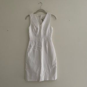 Jcrew White sheath dress